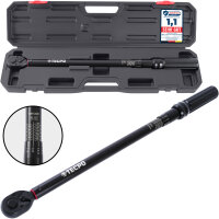 TECPO Drehmomentschlüssel 1/4" 5-25 Nm + 3/8" 10-60 Nm + 1/2" 60-330 Nm
