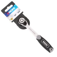 TECPO Vielzahn Steckschlüssel Satz 1/4 Zoll mit Knarre, 13-teilig