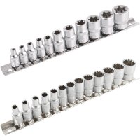 TECPO Vielzahn Steckschlüssel Satz 1/4 Zoll + TECPO...