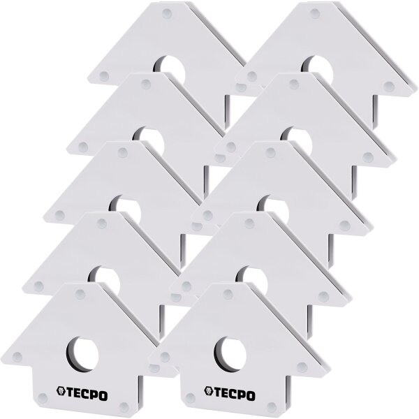 10x TECPO Magnet Schweißwinkel 22.6 kg 50 lbs
