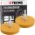 2x TECPO Folienradierer Etiketten Klebereste Aufkleber Entferner Ø 90 mm