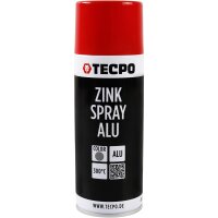 3x TECPO Zink Spray ALU Hell 400 ml bis 300°C...