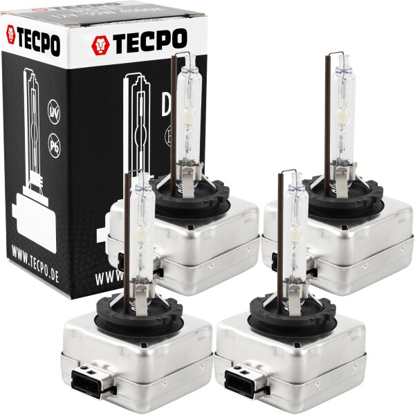 4x TECPO Xenon-Brenner, D1S, 12V-35W, 4300K
