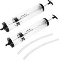 2x TECPO Handpumpe 500 ml Motor Öl Wechsel Absaugpumpe