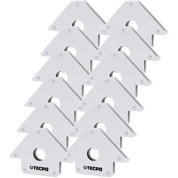 12x TECPO Magnet Schweißwinkel 22.6 kg 50 lbs