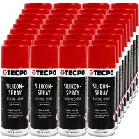36x TECPO Silikonspray Schmiermittel Trennmittel...