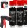 4x TECPO Unterbodenschutz Bitumen schwarz, 500 ml + Pistolengriff