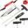 TECPO Windschutzscheibe-Reparaturset + 2x Gummi-Doppelsauger + Scheibenkleber MS-Polymer, 290 ml