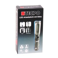 TECPO LED Inspektionsleuchte 500 Lumen mit USB Ladekabel, magnetisch