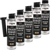 5x TECPO Vergaserreiniger ESTER Speed-XM Drosselkappen...
