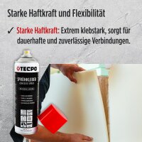 48x TECPO Sprühkleber Hochtemperatur Industriekleber, 500 ml