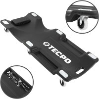 TECPO KFZ Werkstattrollbrett Rollliege + Rollsitz 360° drehbar