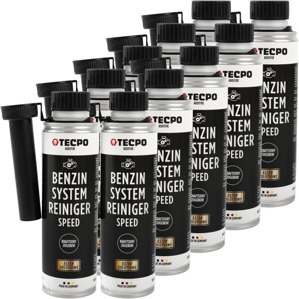 10x TECPO Benzin System Speed Reiniger ESTER, 300 ml