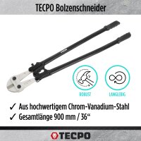 TECPO Bolzenschneider Backen CR-V 900 mm  36"