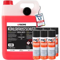 TECPO Kühlerfrostschutz G12 + 6x Bremsenreiniger