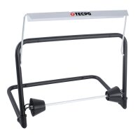 TECPO Putztuchrollen Abroller Wandhalter bis 40cm +2 Putzpapier 36 cm Breit, 3-lagig