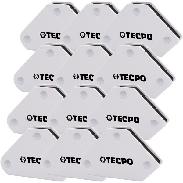 12x TECPO Magnet Schweißwinkel 4 kg 9 lbs Magnetwinkel
