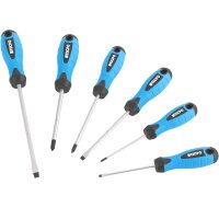 TECPO Werkstattrollbrett Rollliege 360° drehbar + Schraubendreher-Satz, 6-tlg.