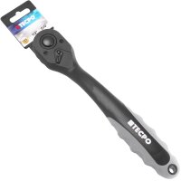TECPO Steckschlüssel-Satz, SW 8-32 mm, E10-E24, 5/16-1-1/4", 19-tlg. + Umschaltknarre 1/2"