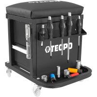 TECPO Werkstatt-Rollsitz 150 kg + KFZ Werkstattrollbrett...