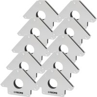 10x TECPO Magnet Schweißwinkel 34 kg 75 lbs