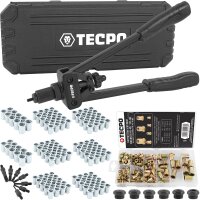 TECPO Nietmutternzangen-Satz 240-tlg. M3-M4-M5-M6-M8-M10...