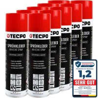 10x TECPO Sprühkleber Hochtemperatur...