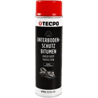 12x TECPO Unterbodenschutz Bitumen schwarz, 500 ml