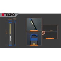 4x TECPO LED Arbeitslampe, 360 Lumen