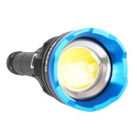 2x TECPO Taschenlampe 8000 Lumen, 6500K, 200m Leuchteweite, Akku Power-Lampe