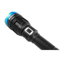 2x TECPO Taschenlampe 8000 Lumen, 6500K, 200m Leuchteweite, Akku Power-Lampe