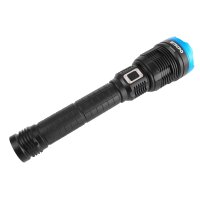 2x TECPO Taschenlampe 8000 Lumen, 6500K, 200m Leuchteweite, Akku Power-Lampe