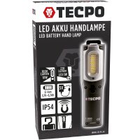 2x TECPO LED Akku Handlampe 1000 Lumen + USB Ladegerät