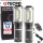 2x TECPO LED Akku Handlampe 1000 Lumen + USB Ladegerät