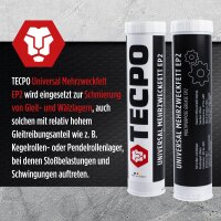 12x TECPO Universal Mehrzweckfett EP2, 400g