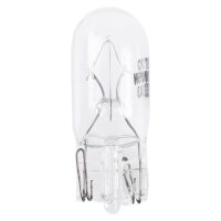 2x TECPO Glasssnockel W5W, 12V 5W, 10Stück