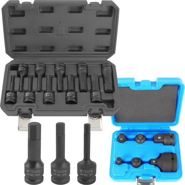 TECPO Kraft-Bit-Einsatz + Kraft Adaptersatz