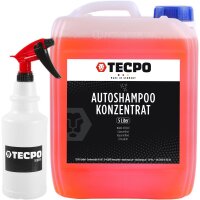 TECPO Autoshampoo Konzentrat 5L + Sprühflasche aus...