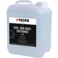 TECPO Teerlöser Teerentferner 5L + Sprühflasche aus PE 750 ml