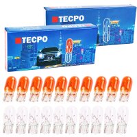 20x Glassockel W5W + 20x Seitenblinker WY5W