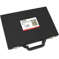 TECPO Spiralbohrer Satz mit Stufenbohrer, HSS Titan nitriert, 1-10 mm, 231-teilig
