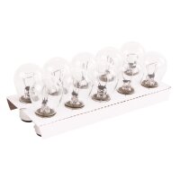 TECPO Glühbirnen-Set P21/4 12V 21/4W BAZ15D, 50 Stück