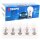 TECPO Glühbirnen-Set P21/4 12V 21/4W BAZ15D, 50 Stück