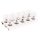 TECPO Glühbirnen-Set P21/4 12V 21/4W BAZ15D, 50 Stück