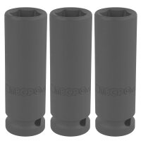 Kraft Steckschlüssel Einsatz Tief 1/2" SW 15 mm