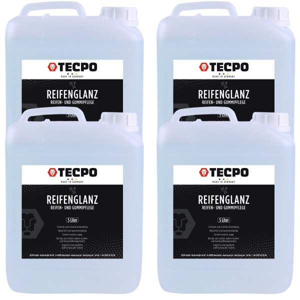 TECPO Reifenglanz und Gummipflege Reifen Pflege 20L