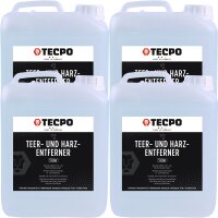 4x TECPO Teerlöser und Harz Entferner 5L