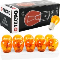 TECPO Autolampen Set H7, Blinkerbirnen, Bremslicht, Glassockel, 40-teilig