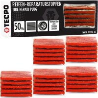 250x TECPO Reifen Flicken Reparaturstopfen...