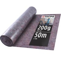 TECPO Malervlies | 50m Lang | 1m Breit | 200g/m²